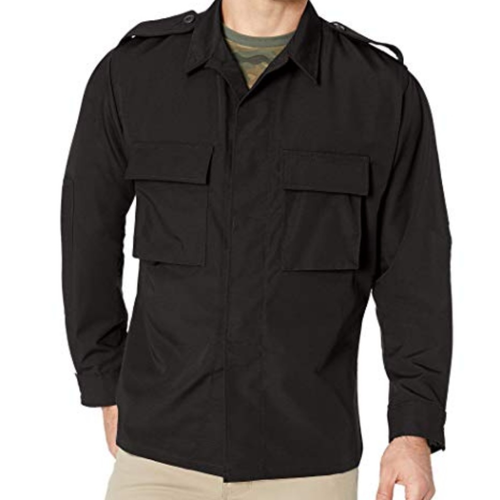Mens Propper BDU Shirt Black - Long Sleeve